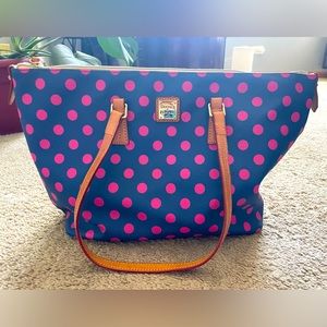 Dooney & Burke Polka Dot Tote